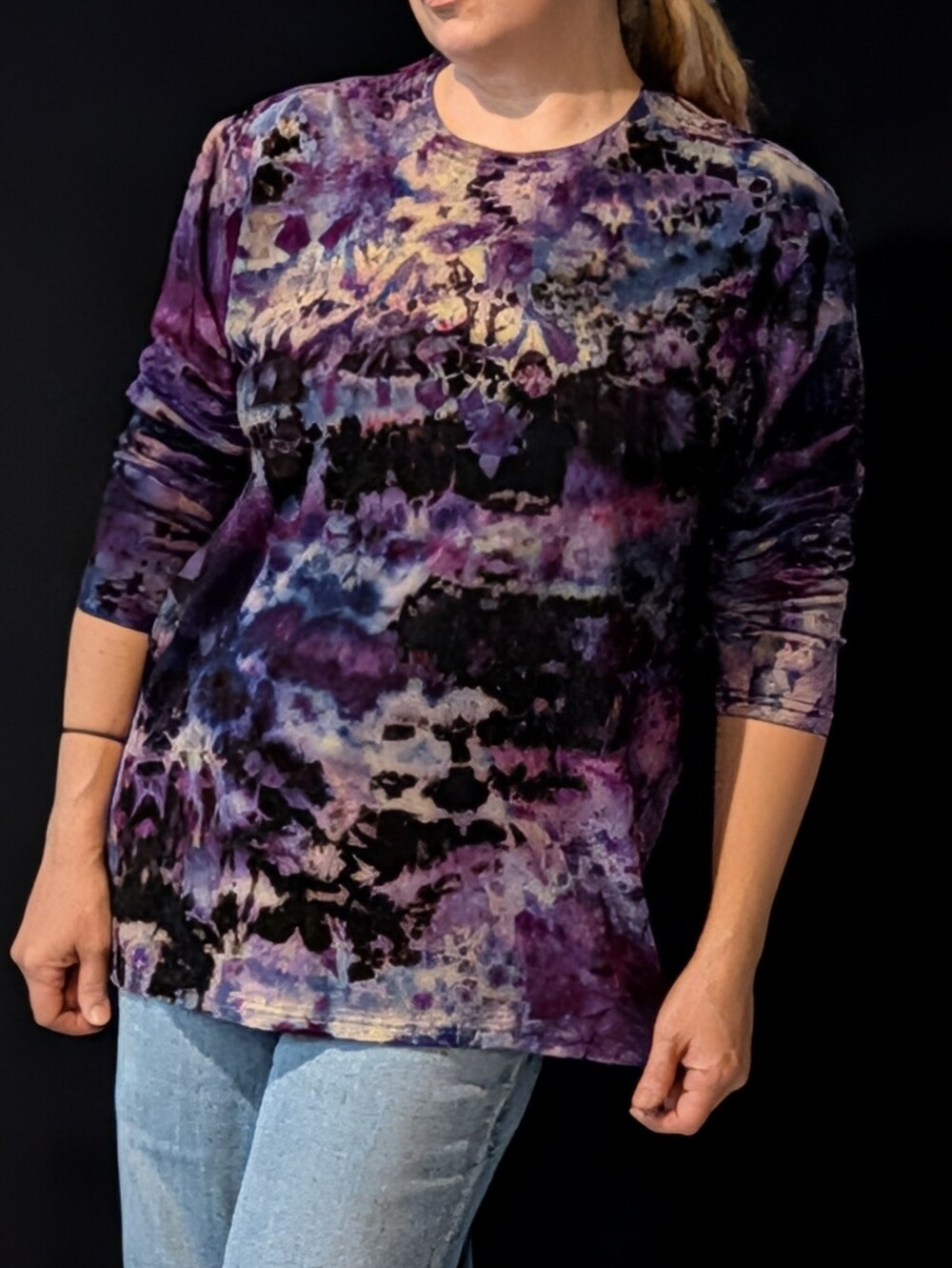 New Reverse Tiedye Unisex Long Sleeve Shirt